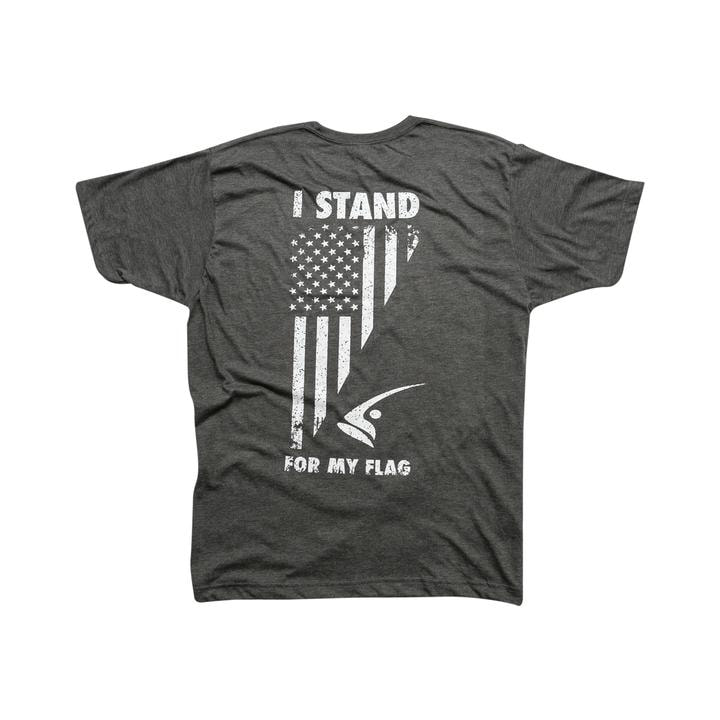 I Stand For My Flag - Charcoal
